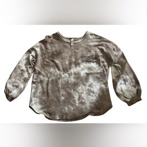 Brown and White Relaxed Fit Long sleeve